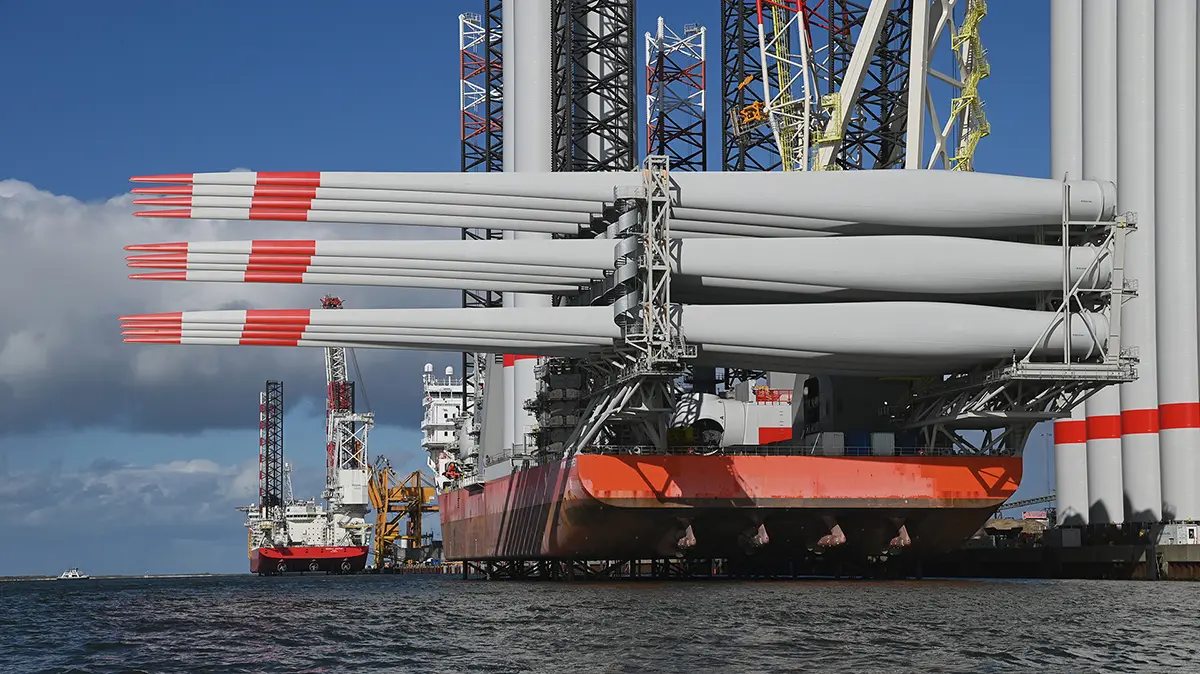 Wind Osprey voll beladen mit Blades